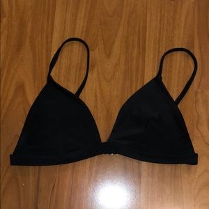 Black Triangle Hollister Swim Top